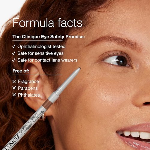 Clinique Quickliner For Brows Eyebrow Pencil - 8-Hour Smudge Resistant Wear | Natural-Looking Brows | 8 Shades Available
