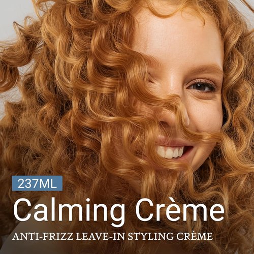 Loma Hair Care Calming Crème - Soothing Moisturizer for Frizz Control | 8 oz