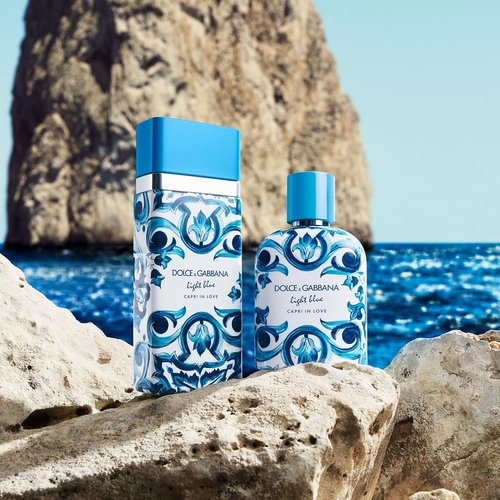 Dolce&Gabbana Light Blue Capri in Love - Men's Eau De Toilette Spray, 3.4 Fl Oz