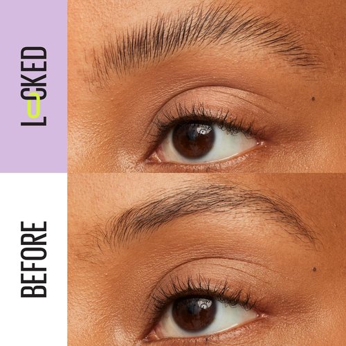 Maybelline Super Lock Brow Glue - Lightweight Eyebrow Gel for 24HR Hold, Clear, 1 Count