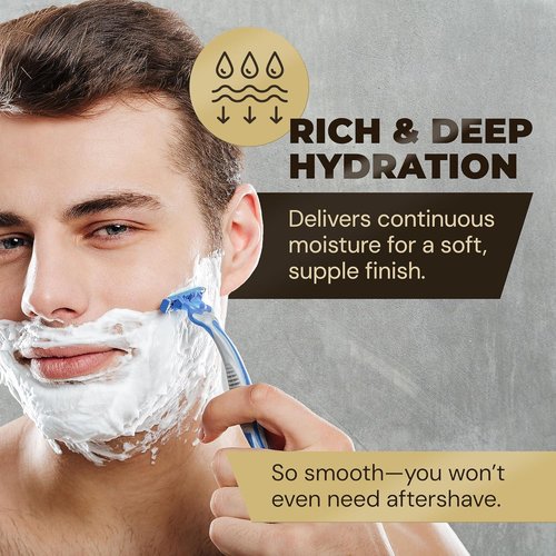 DeadeyeDick's 3-in-1 Shave Butter - Natural Shave Cream for Face, Head & Body | Gentle Formula | 16 FL OZ