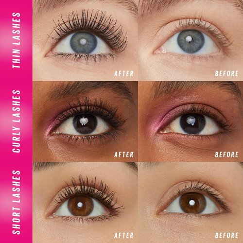Maybelline Lash Sensational Waterproof Mascara - Lengthening & Volumizing, Very Black, 1 Count