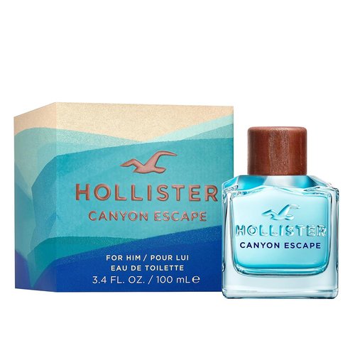 Hollister Canyon Escape Men's EDT Spray - Refreshing Fragrance | 3.4 oz Bottle