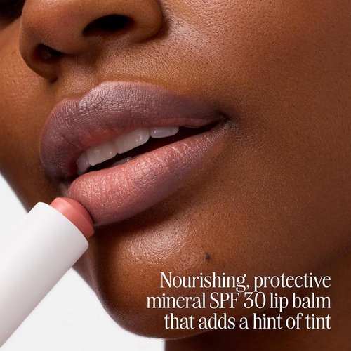 COOLA Organic Tinted Lip Balm - Mineral Sunscreen SPF 30 for Daily Protection | Vegan, 0.15 Oz