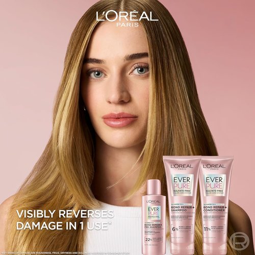 L'Oreal Paris Bond Repair+ Conditioner - Sulfate-Free Formula with Amino Acid Complex | 6.8 Fl Oz