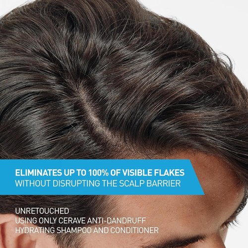 CeraVe Hydrating Anti-Dandruff Shampoo - 1% Pyrithione Zinc Treatment with Ceramides & Niacinamide | 19 Oz