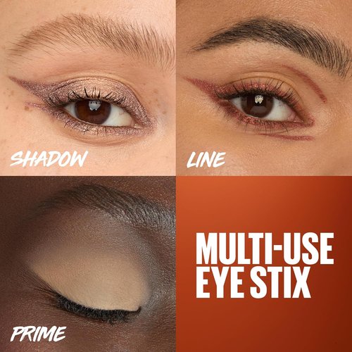MAYBELLINE Color Tattoo Eye Shadow Stix - Longwear 24HR Multi-Use Stick in I Am Spicy (Copper Rose Shimmer)