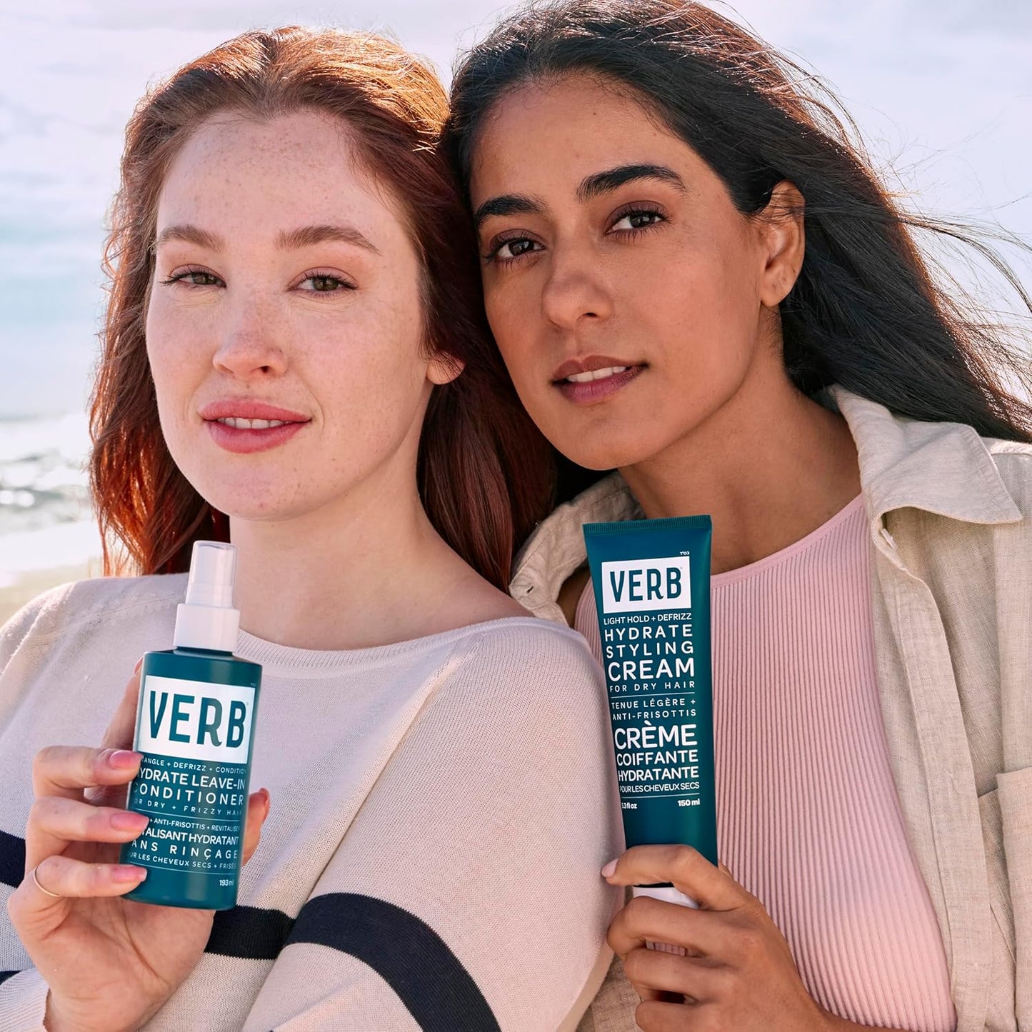 VERB Hydrate Styling Cream - Smooths Frizz & Adds Moisture for Dry Hair - Amber & Warm Jasmine Scent