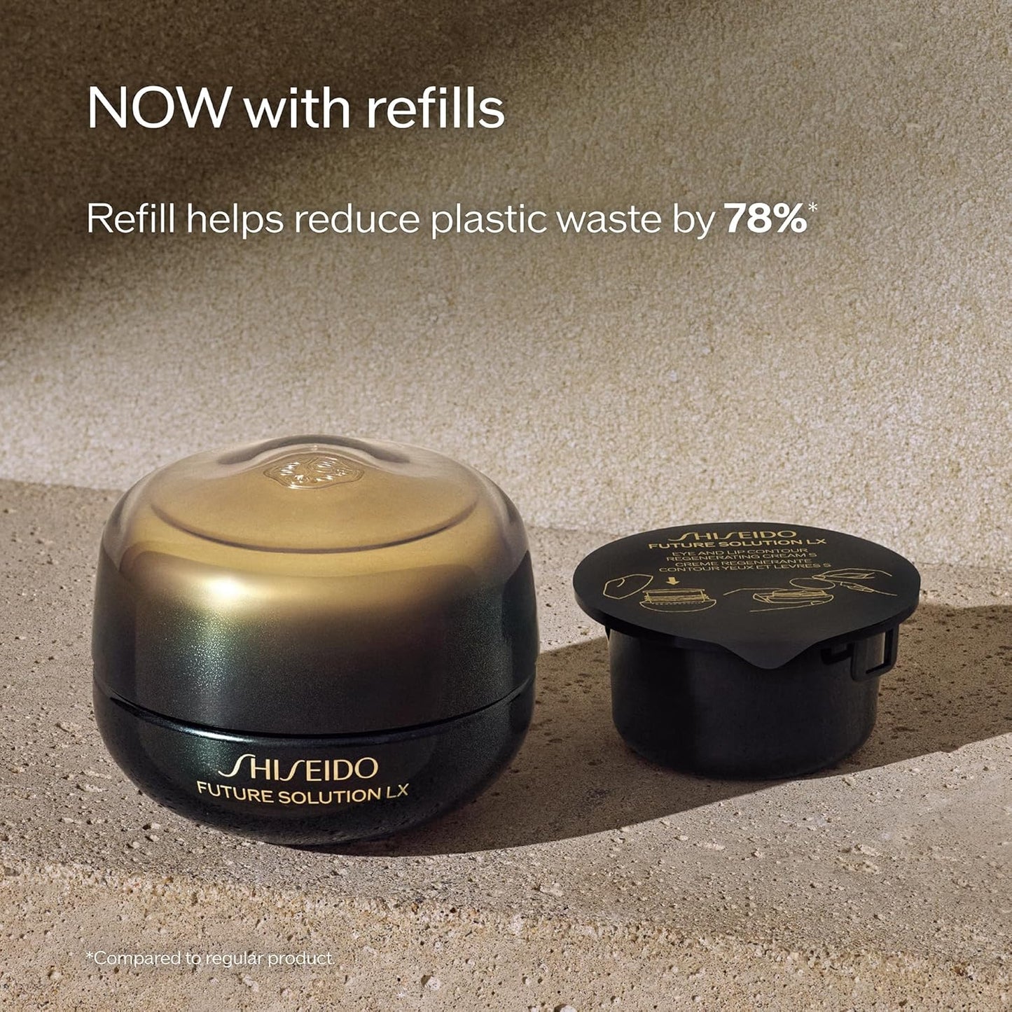Shiseido Future Solution LX Eye & Lip Contour Regenerating Cream - 17 mL | Reduces Wrinkles & Sagging for All Skin Types