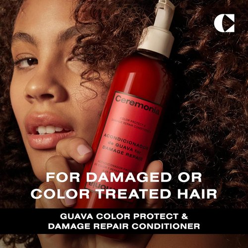 Ceremonia Guava Protect & Repair Conditioner - Nourishes Damaged & Color-Treated Hair | 1.69 Fl. Oz.