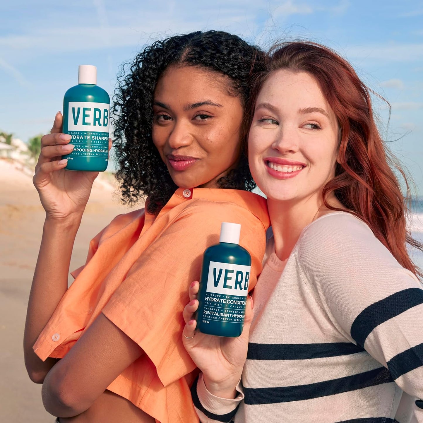VERB Hydrate Shampoo - Nourish Dry, Frizzy Hair - Smooth & Reduce Frizz - Amber & Warm Jasmine Scent