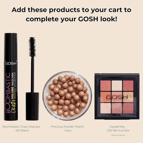GOSH Eyebrow Pencil 005 Dark Brown - Long-Lasting, Waterproof Formula for Defined Brows