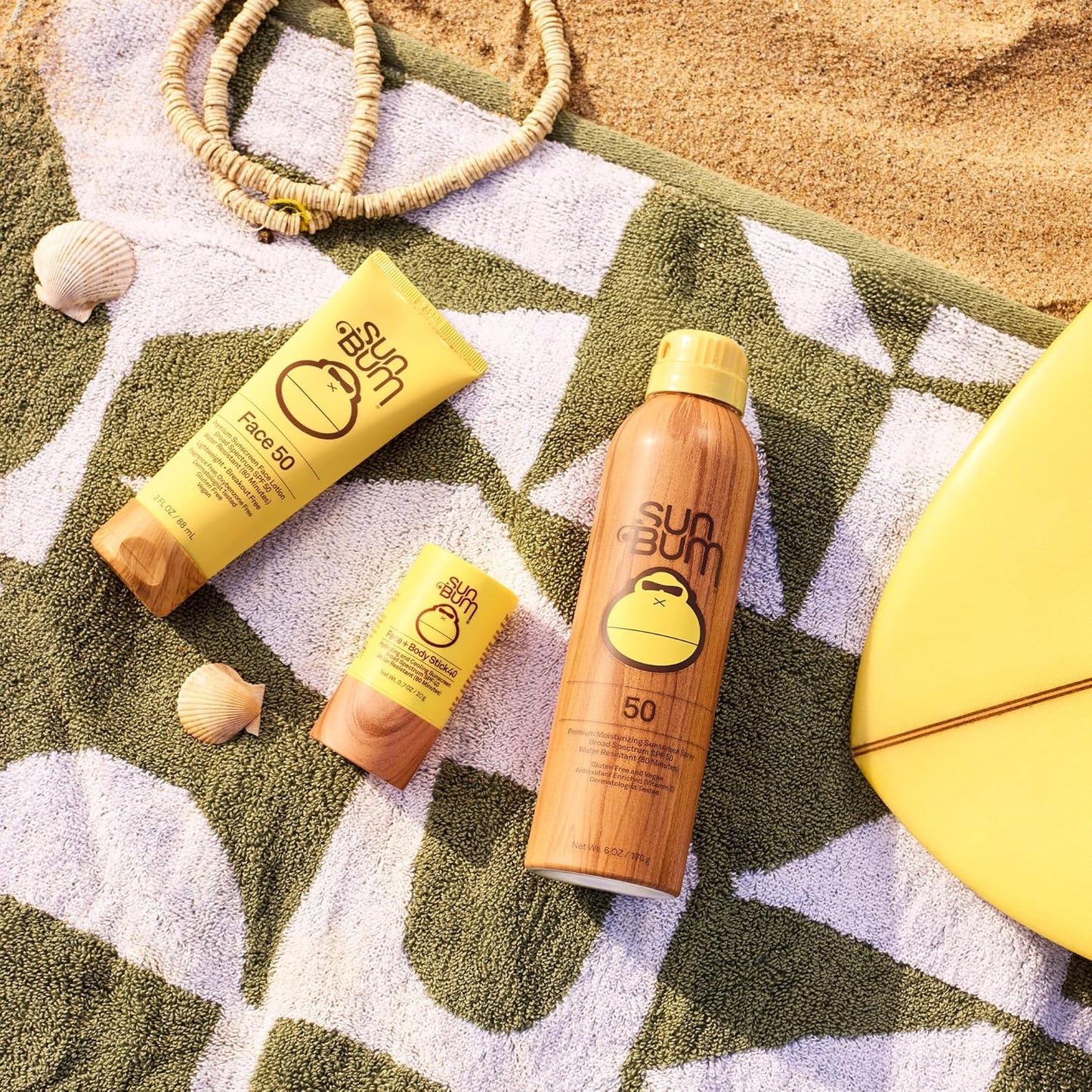 Sun Bum Original SPF 40 Sunscreen Stick - Water-Resistant Broad Spectrum Protection - Travel Size 0.7 oz