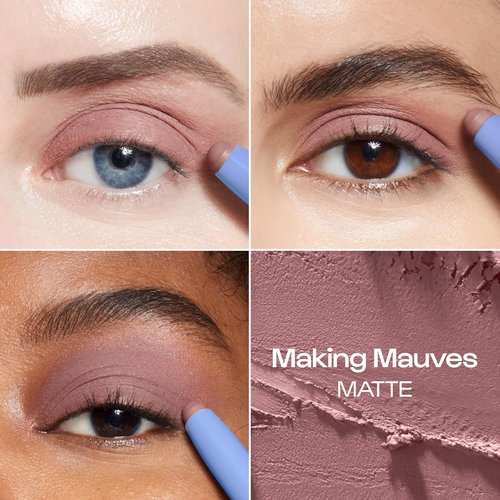 ALLEYOOP 11th Hour Waterproof Cream Eyeshadow Stick - Long-Lasting Smudge-Proof Eye Makeup in Mauve Matte
