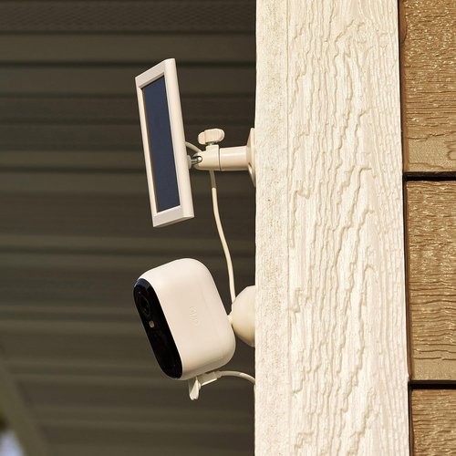 Arlo Essential Solar Panel Charger - Certified Accessory for Outdoor Cameras | White - VMA6600