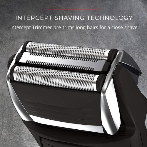 Remington F5 Foil Shaver - Cordless Electric Razor for Men with Pop-Up Trimmer | Lightweight Black Design