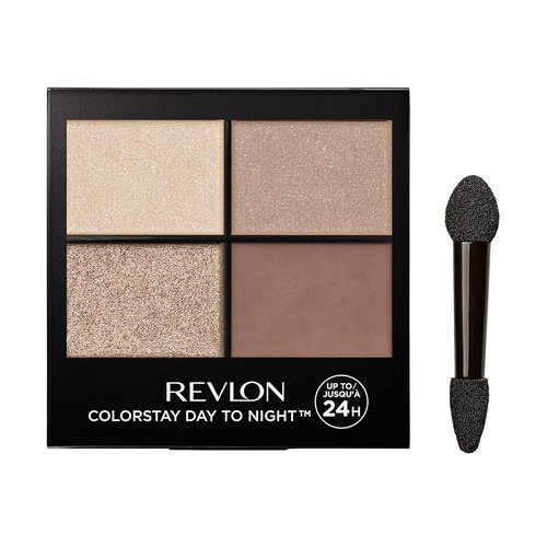 Revlon ColorStay Eyeshadow Quad - Longwear Palette with Transitional Shades | Crease & Smudge Proof, 0.16 oz