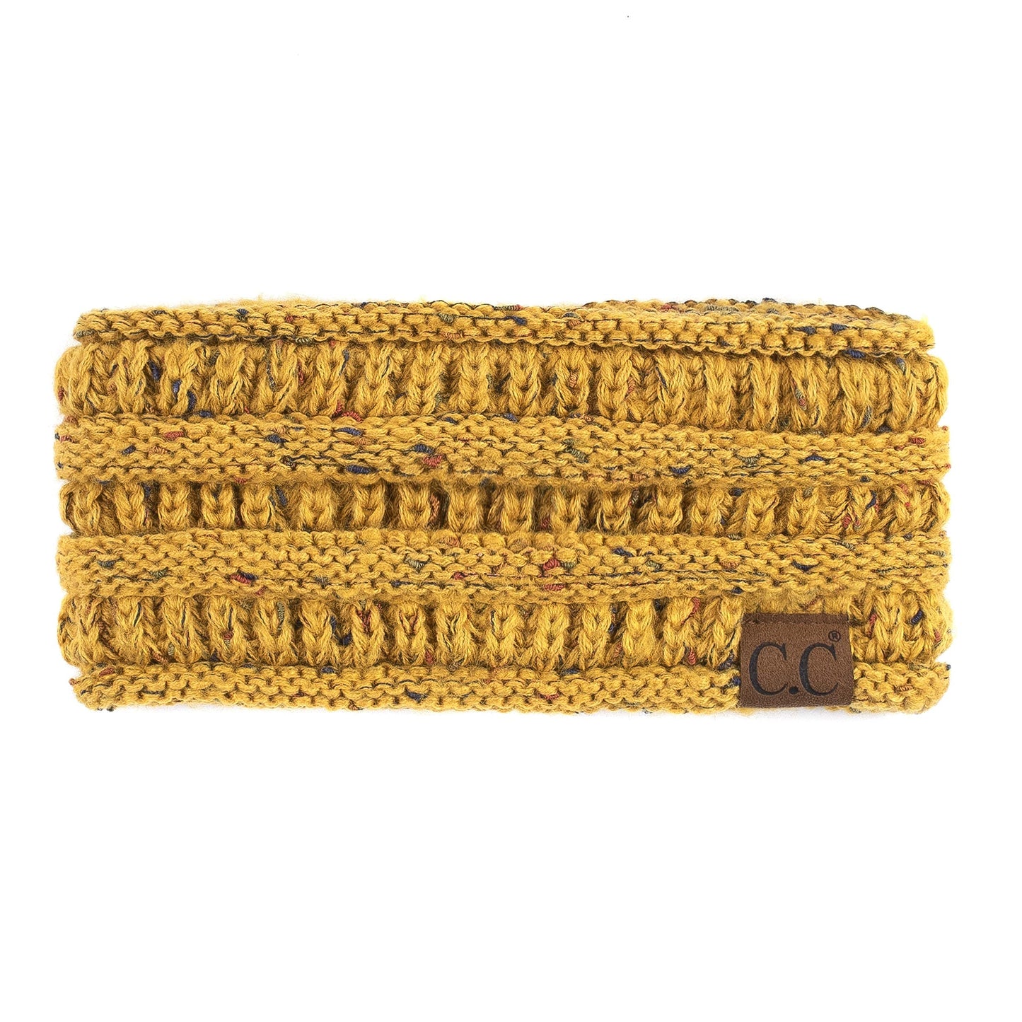 C.C Exclusives Ombre Mix Colored Ribbed Headwrap (HW-817) (Ombre Mustard)