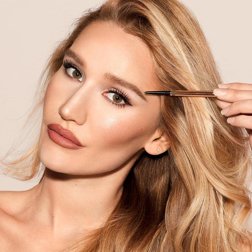 Charlotte Tilbury Brow Cheat Eyebrow Pencil - Refillable Micro-Precision Tool for Natural Strokes | 16-Hour Waterproof Wear, Enriched with Vitamin E
