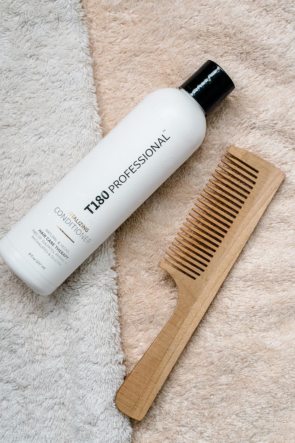 Vitalizing Hair Conditioner - Frizz Control Vegan Formula for All Hair Types - Deeply Moisturizing, Sulfate-Free - 4 fl oz
