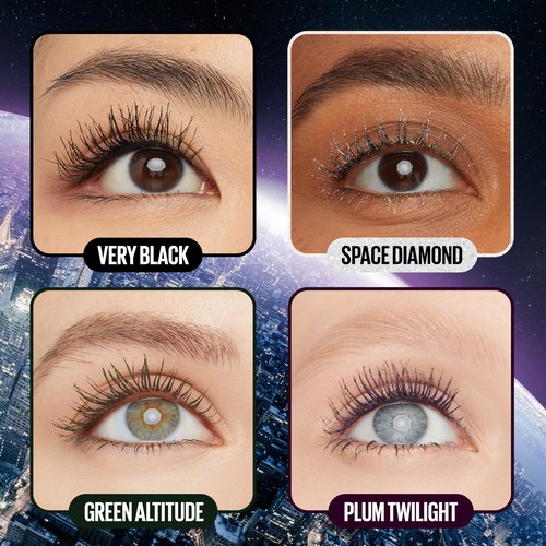Maybelline Lash Sensational Sky High Washable Mascara Makeup, Volumizing, Lengthening, Defining, Curling, Multiplying, Buildable Formula, Cosmic Black, 1 Count