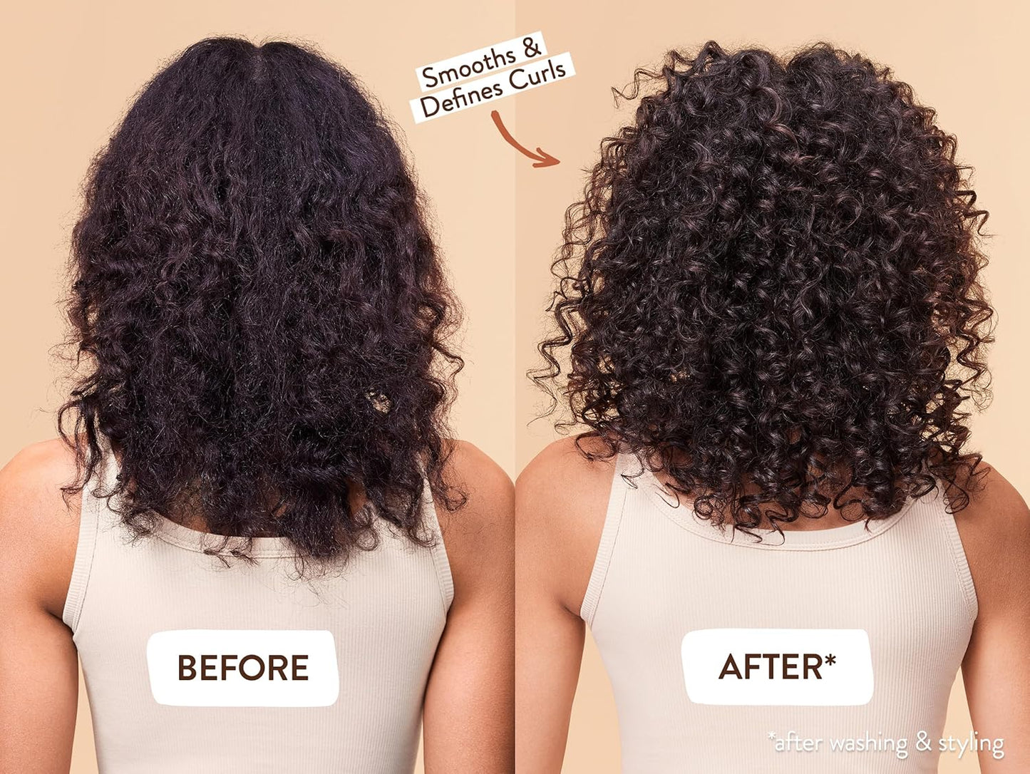 Babo Botanicals Defining Baobab & Rosehip Shampoo | Conditioner Bundle for Extra Dry Curly Hair - Smooth & Define with Passion Fruit Ferment