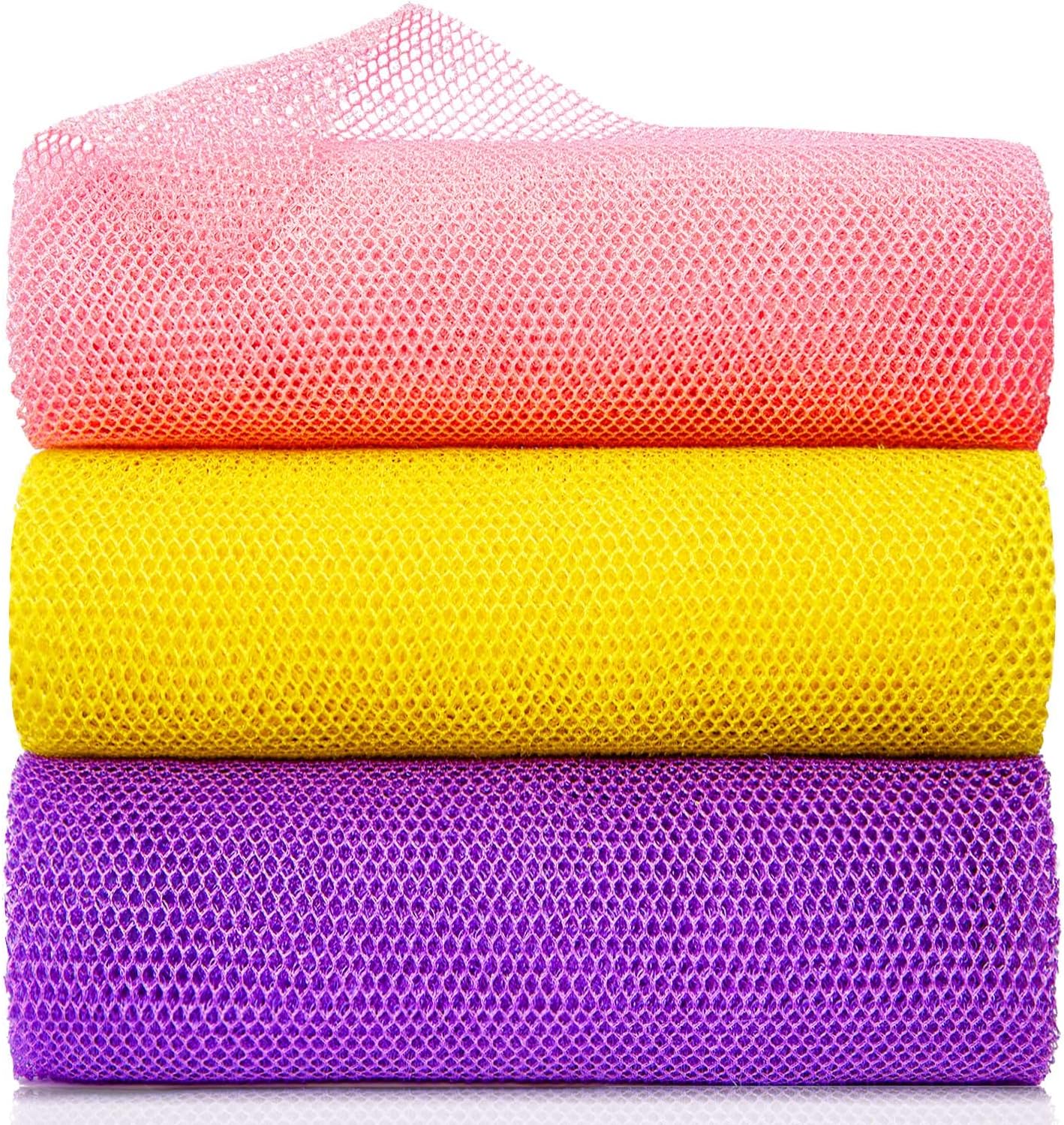 Skiennix African Net Sponge - Exfoliating Bath Scrubber for Smooth Skin | Long-Lasting Durability