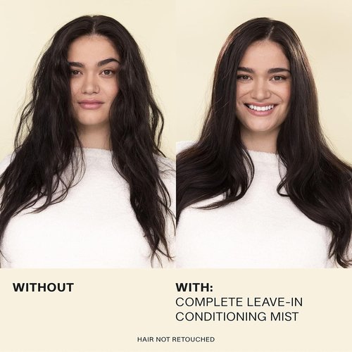 JVN Complete Leave-In Conditioning Mist - Frizz Fighting Moisture Multiplier | 2 Fl Oz Travel Size Hair Care