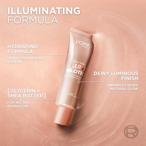 L'Oreal Paris True Match Lumi Glotion - Natural Glow Enhancer & Illuminator Drops, 905 Rich