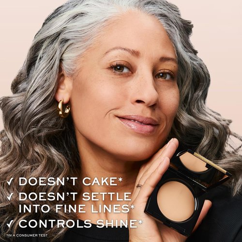 Lancôme Dual Finish Powder Foundation - Natural Finish, Sheer-to-Full Coverage, Shine Control, 0.35 oz