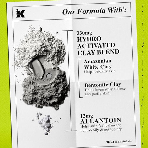 Kiehl's Rare Earth Pore Minimizer Face Mask - Oil Absorbing Formula with Bentonite & Clay | 4.2 fl oz