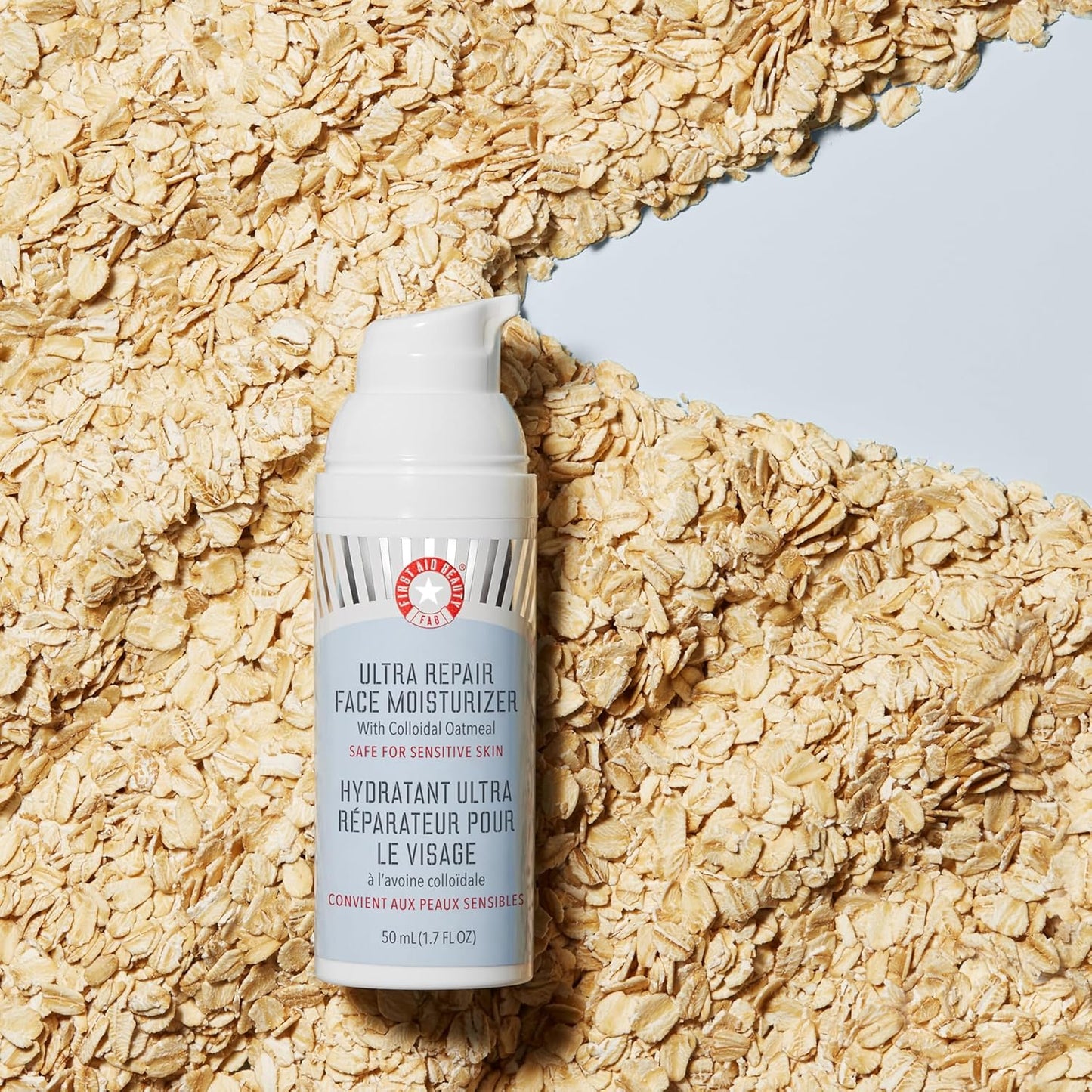 First Aid Beauty - Ultra Repair Face Moisturizer | Soothing Colloidal Oatmeal & Ceramides, 1.7 oz