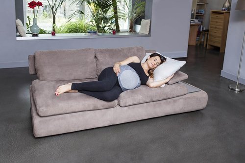 Babymoov Dream Belt | Maternity Sleep Aid & Wedge for Ultimate Comfort - Large/X-Large, Grey