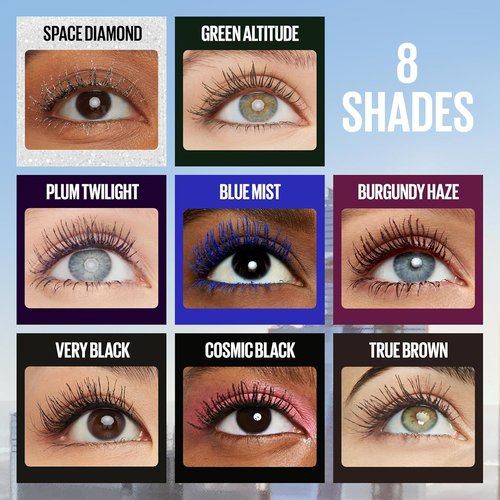 Maybelline Lash Sensational Sky High Mascara - Volumizing & Lengthening Formula in Burgundy Haze, 1 Count