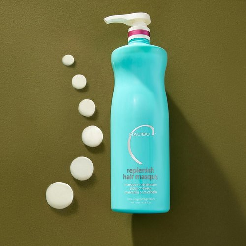 Malibu C Un-Do-Goo Shampoo & Replenish Hair Masque Duo | Clarifying & Deep Conditioning Hair Care (33.8 oz)