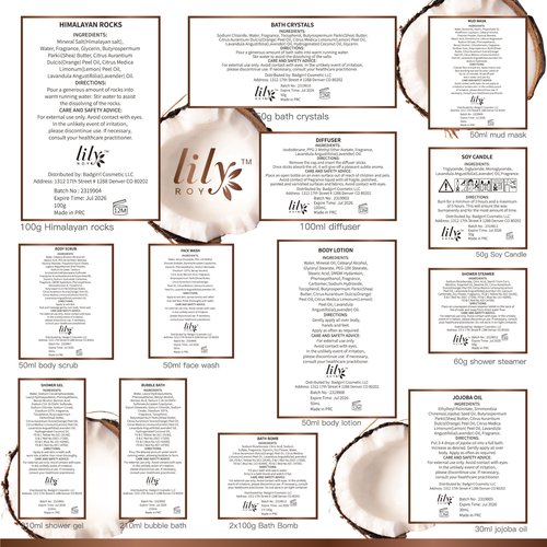 18 Pcs Lily Roy Gift Baskets for Women Beauty & Care Spa Set Birthday Gifts for Mom Men Bath and Body Gift Basket for Women and Men Christmas Spa Kit Spa Gift Basket Idea with Shower Gel, Bubble Bath