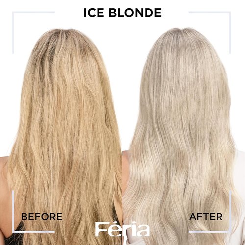 L'Oreal Paris Feria Hair Toner - Long-Lasting Ammonia-Free Demi-Permanent Color | Pearl Blonde, 1 Application