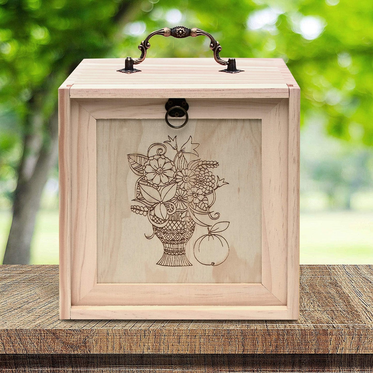 TORIBIO Essential Oil Storage Holder Organizer for 40 Bottles, Wooden Essential Oils Box Holds 5 10 15 20 30 ml for Young Living & Doterra Bottles