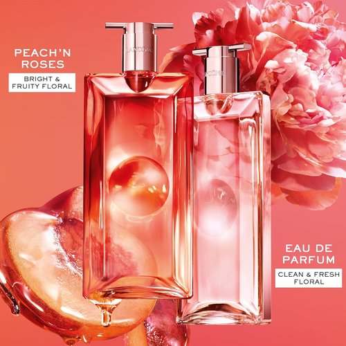 Lancôme Idôle Peach ‘N Roses Eau de Parfum - Fruity Floral Perfume with Juicy Peach & Velvety Rose, Perfect for Daily Wear