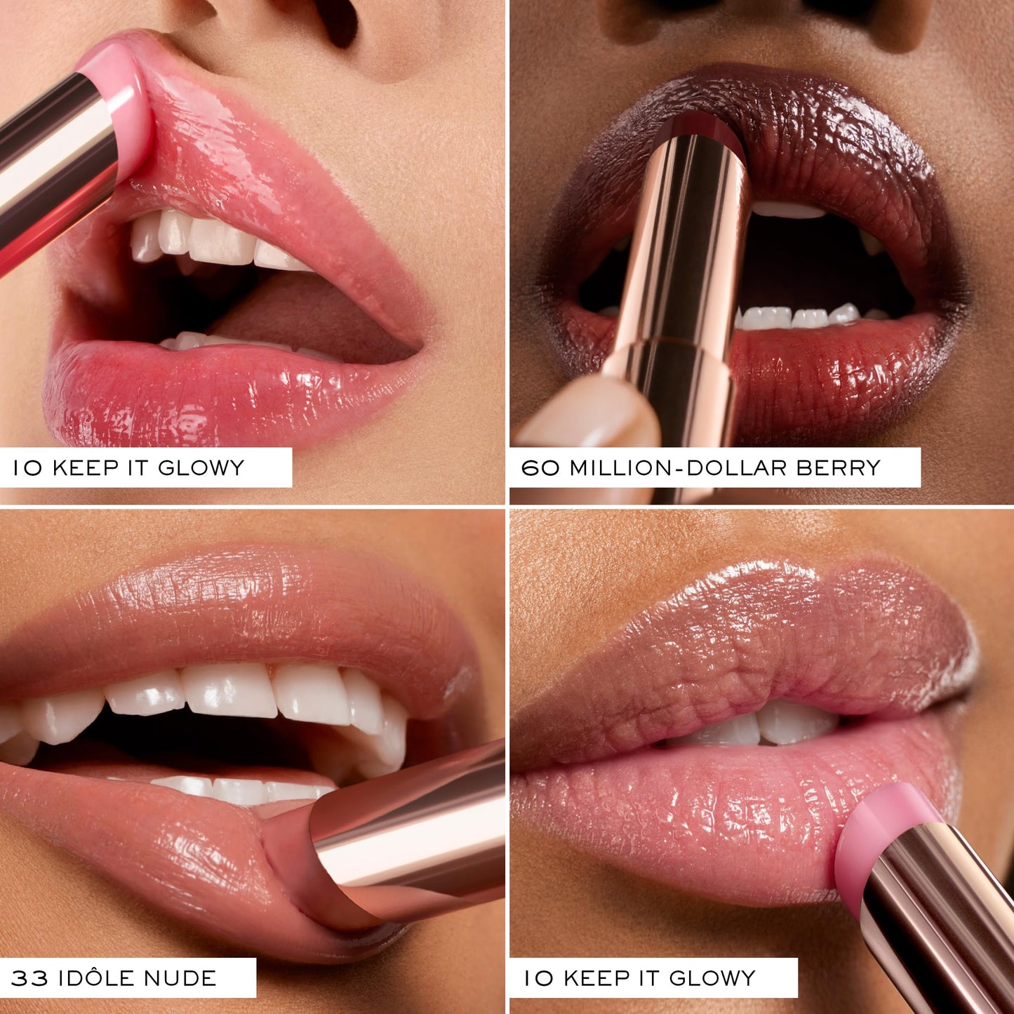 Lancôme Lip Idôle Squalane - 12 Butterglow Hydrating Lip Balm - Instant Shine & Lasting Hydration - 64 ROAST ME (Neutral Sienna Brown)