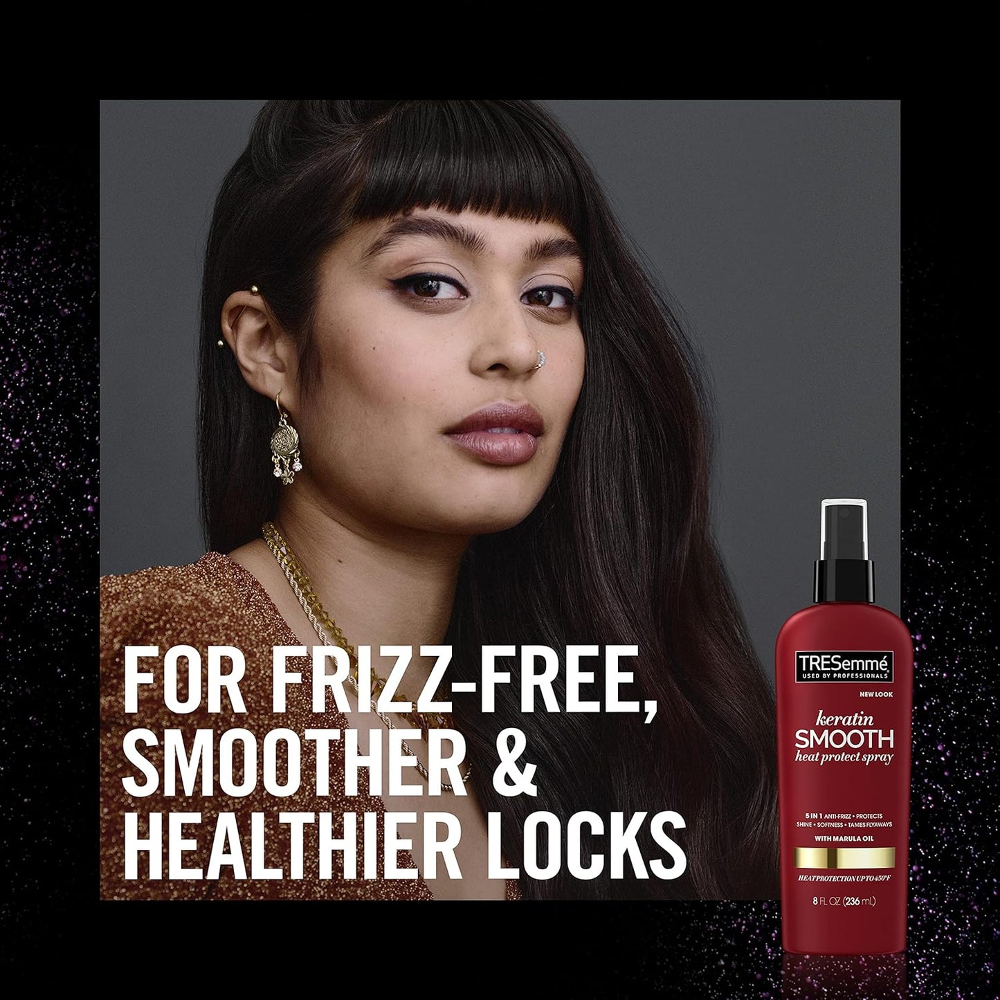 TRESemmé Heat Protection Spray - Keratin Smooth Formula for Frizz Control | 8 oz
