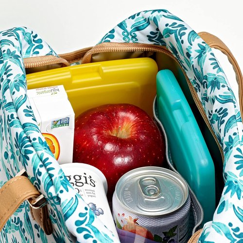 Fit & Fresh Cool Coolers - 4 Pack Slim Ice Packs | Quick Freeze, Space-Saving Design for Lunch Boxes