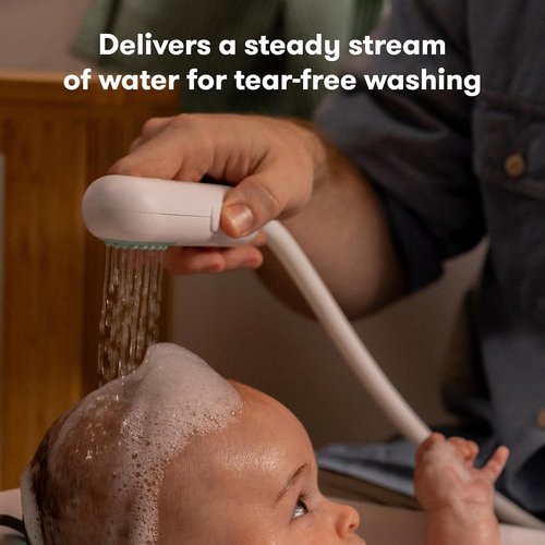 Frida Baby Bathtub Sprayer Attachment - Control Waterflow with 2 Pressure Modes & Scalp Massager