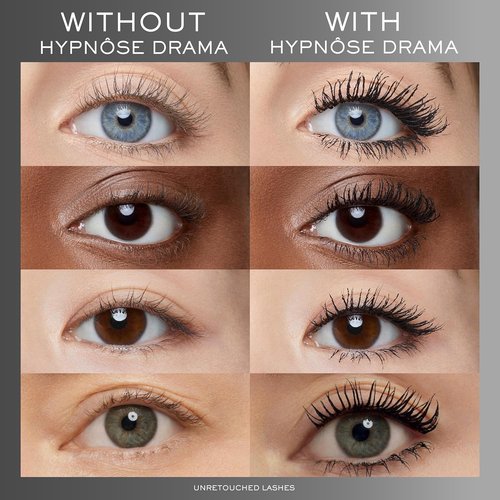 Lancôme Hypnôse Drama Extreme Volumizing Mascara - Up to 17x More Volume - Up to 24HR Wear - Ultra Black