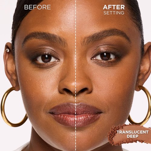 L'Oreal Paris Infallible Blur-Fection Setting Powder - Longwear Blurring Formula, Translucent Medium Deep, 1 Kit