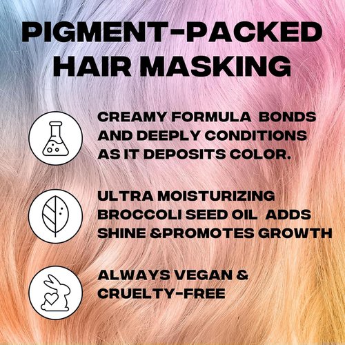 Good Dye Young Color Depositing Mask - Vegan Toning Treatment for Color-Treated Hair | Chocolate 4 fl oz