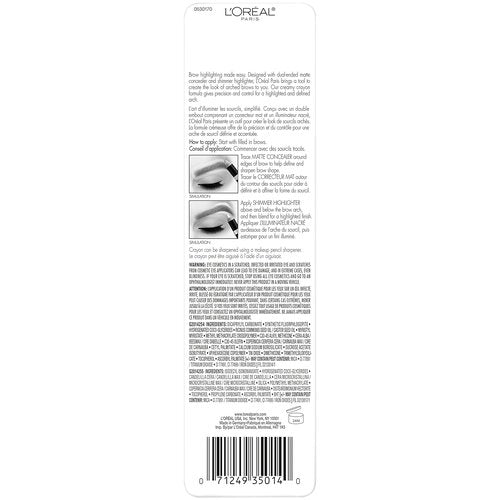 L’Oréal Paris Brow Stylist - Medium Precision Brow Pencil | 0.16 oz for Effortless Definition