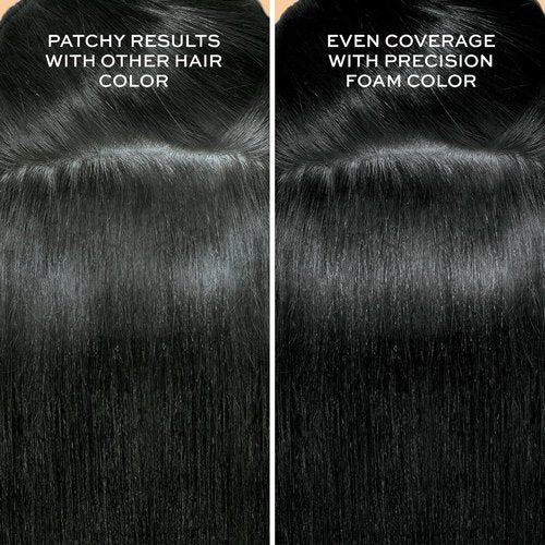 John Frieda Precision Foam Colour - Blue Black 2A Hair Color Kit | Full Coverage & Anti-Fade Formula
