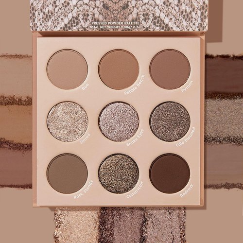 ColourPop That's Taupe Eyeshadow Palette - High-Pigment Cool-Toned Shadows with Metallic & Matte Finishes (0.3 oz)