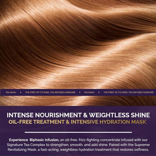 Pai-Shau Biphasic Infusion | Supreme Revitalizing Mask - Oil-Free Hair Rejuvenating Serum for All Hair Types